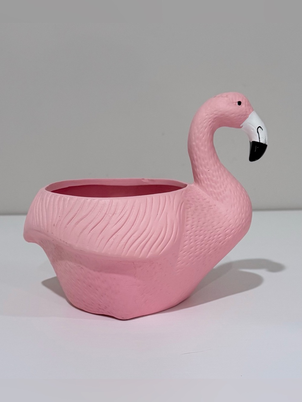 Trader Joe’s Ceramic Pink Flamingo Planter